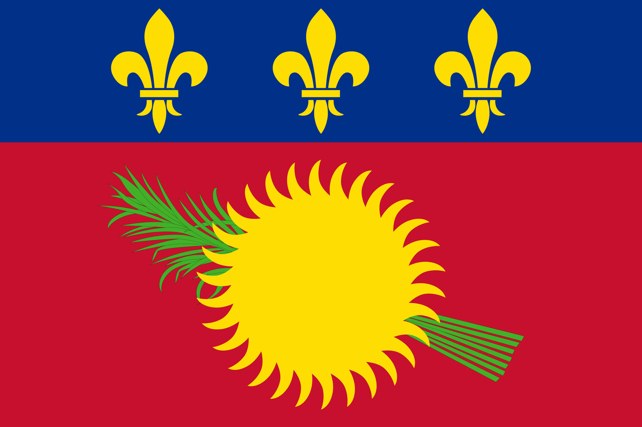 National flag of Guadeloupe