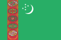 National flag of Turkmenistan