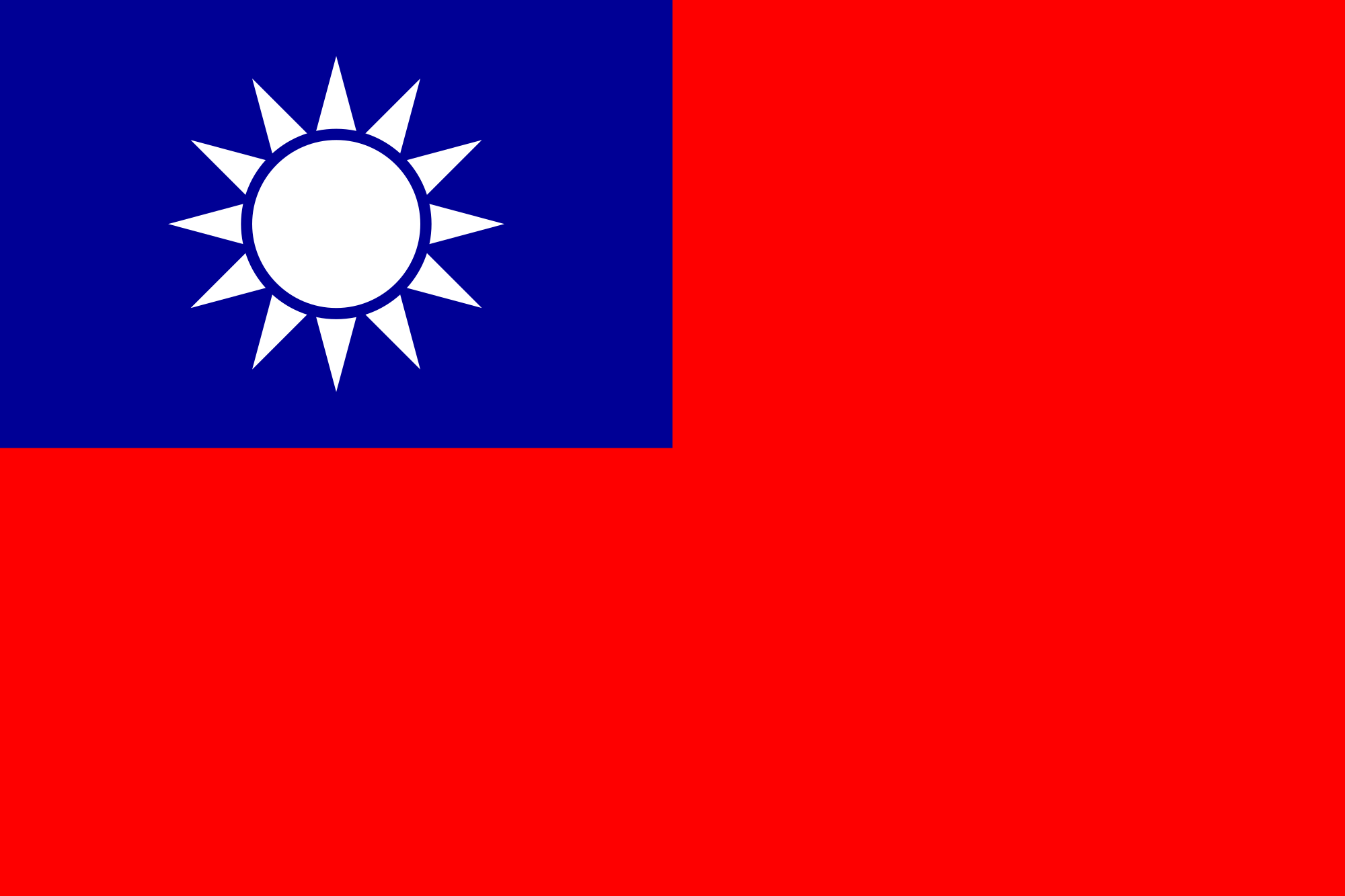 National flag of Chinese Taipei