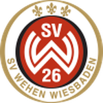 Official logo of Wiesbaden football club