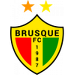 Official logo of Brusque football club