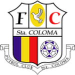 Official logo of FC Santa Coloma football club