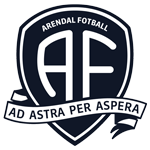 Official logo of Arendal football club