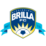 Official logo of Mississippi Brilla football club