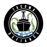Official logo of Tacoma Defiance football club